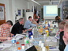 Im Lehrsaal des Ortsverbandes Lübeck diskutierte der Landesausschuss neue Ideen der Helfergewinnung und -erhaltung. (Foto: Th. Schultz)